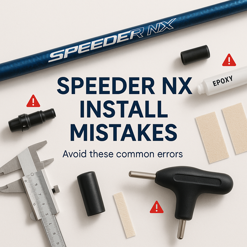 Common Mistakes Golfers Make When Installing a Speeder NX Shaft